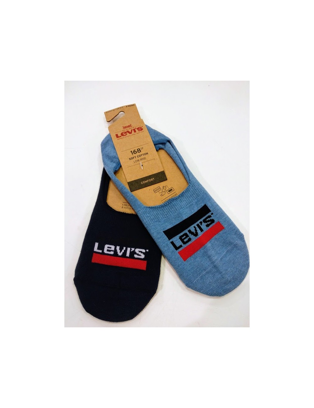 calcetines Levis blue 168sf low rise sportwear logo