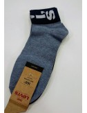 levis mid cut lazy sock blue