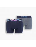 levis men solid basic boxer navy pink