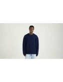 levis battery crewneck sweater indigo