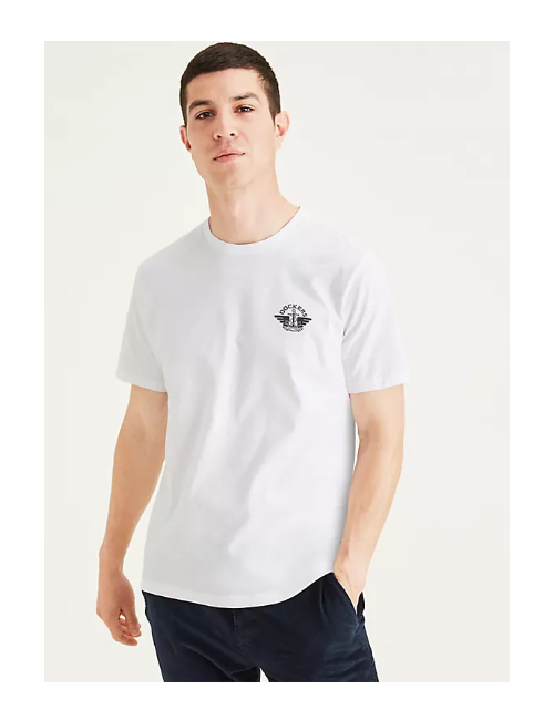 Dockers graphic tee lucent white