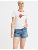 Levis graphic jordie tee poster logo daisy chest