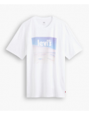 levis ss relaxed fit tee poster summer white