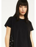 blusa calada oversize negro Gaudi fashion