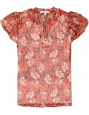 blusa con estampado floral redwood  garcia jeans