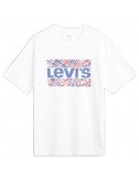 levis ss relaxed fit tee tiedye white grap