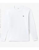 camiseta blanca manga larga lacoste sport