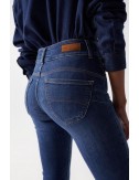 vaquero push up secret skinny con detalle en el bolsillo salsa jeans