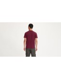levis graphic crew neck tee bw color extension rumba red