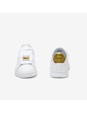 deportivo carnaby pro 123 wht/gold lacoste