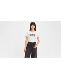 levis the perfect tee ssnl bw dark floral fill bright white
