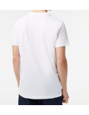 Camiseta lacoste sportt con marca contraste