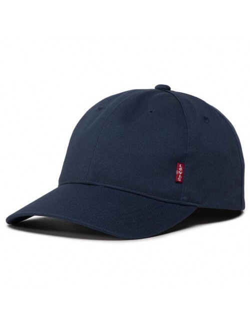 levis classic twill red tab baseball cap navy blue