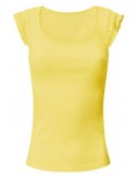 top amarillo con encaje de tirantes Salsa Jeans